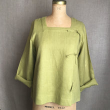 Load image into Gallery viewer, Side-Tie Linen Shirt