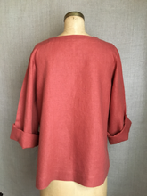 Load image into Gallery viewer, Side-Tie Linen Shirt