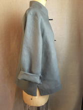 Load image into Gallery viewer, Chinese Mandarin Linen Blouse