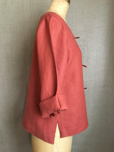 Load image into Gallery viewer, Side-Tie Linen Shirt