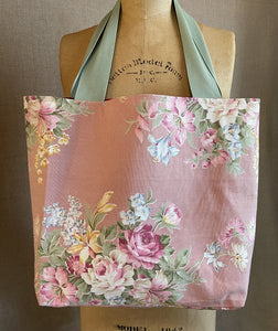 TOTE BAG, pink floral